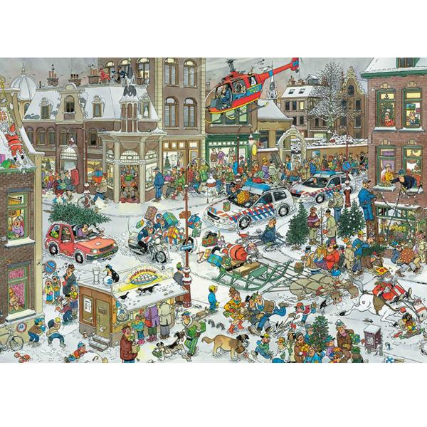 Puzzle de 500 piezas XL: Jan Van Haasteren: Navidad - Diset-20020