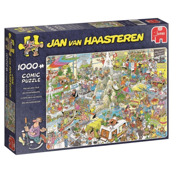 Puzzle de 1000 piezas: Jan Van Haasteren - La fiesta navideña - Diset-19051