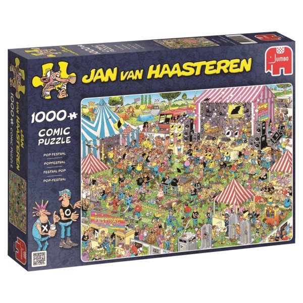 1000 pieces puzzle - Jan Van Haasteren: Pop Festival - Diset-19028