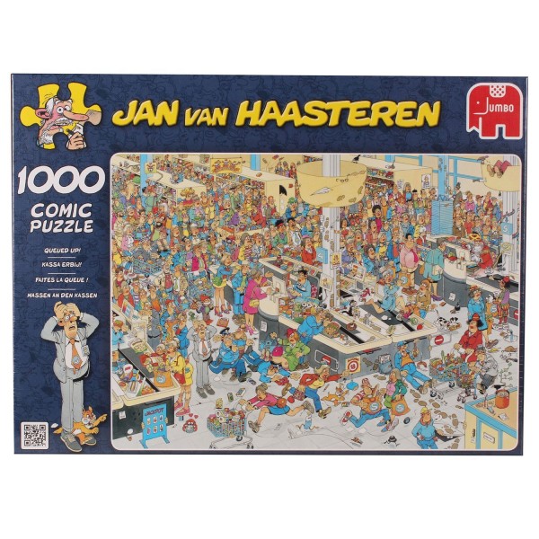 Puzzle 1000 pièces JVH : Faites la queue - Diset-17466