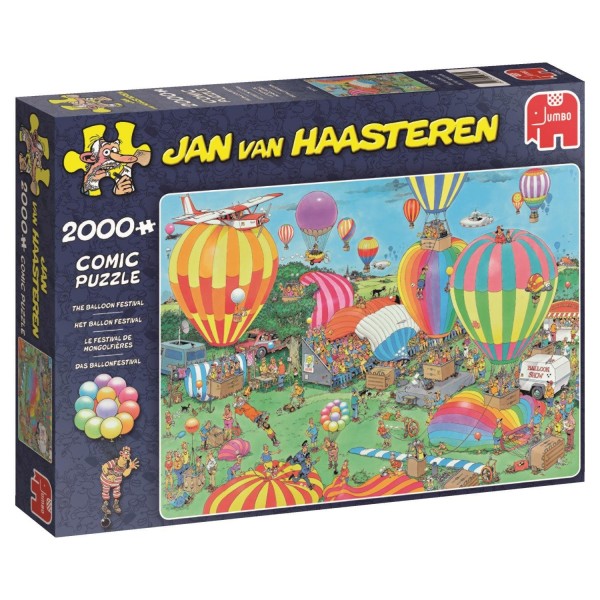 2000 pieces Jigsaw Puzzle - Jan Van Haasteren: The Hot Air Balloon Festival - Diset-19053