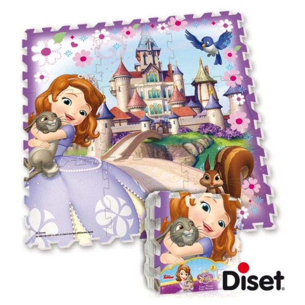 Dalle en mousse : Tapis Princesse Sofia - Diset-46843