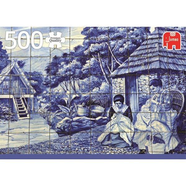 Puzzle 500 pièces - Carreaux portugais de Funchal - Diset-618534