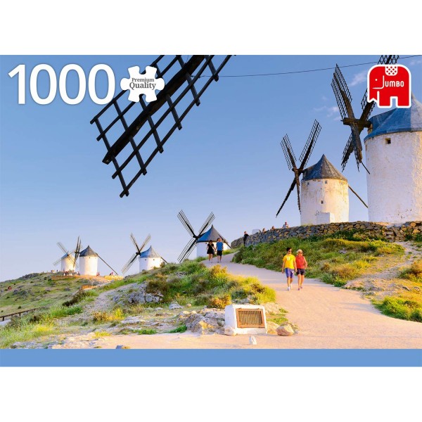 Puzzle 1000 pièces : La Mancha : Espagne - Diset-18837