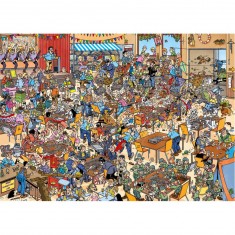Puzzle 1000 pièces  : Jan Van Haasteren : Curieux Championnats nationaux