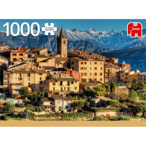 1000 pieces puzzle: Near the Alps: Côte d'Azur - Diset-18831