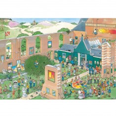 Puzzle 2000 pièces : Jan Van Haasteren : Le marché de l'art
