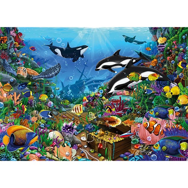 1000 pieces puzzle: Jewels of the Deep - Diset-18814