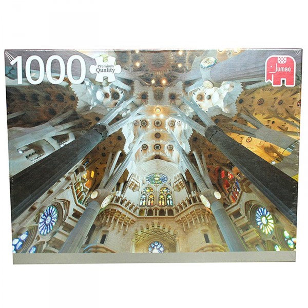 Puzzle 1000 pièces :  la Sagrada Familia, Barcelone - Diset-18567