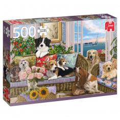 500 pieces puzzle: furry friends