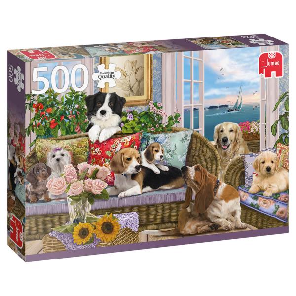 500 pieces puzzle: furry friends - Diset-18849