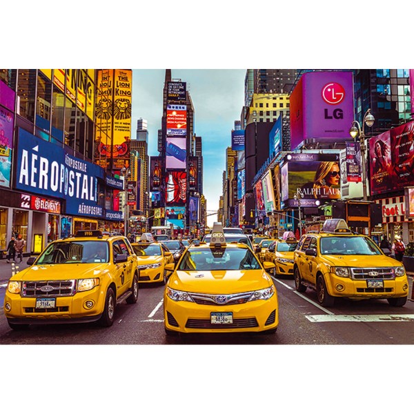 Puzzle 1500 pièces : New-York Taxi - Diset-18527