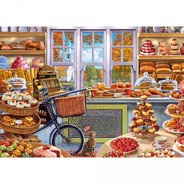 Puzzle de 1000 piezas: la pastelería de Bella - Diset-11203