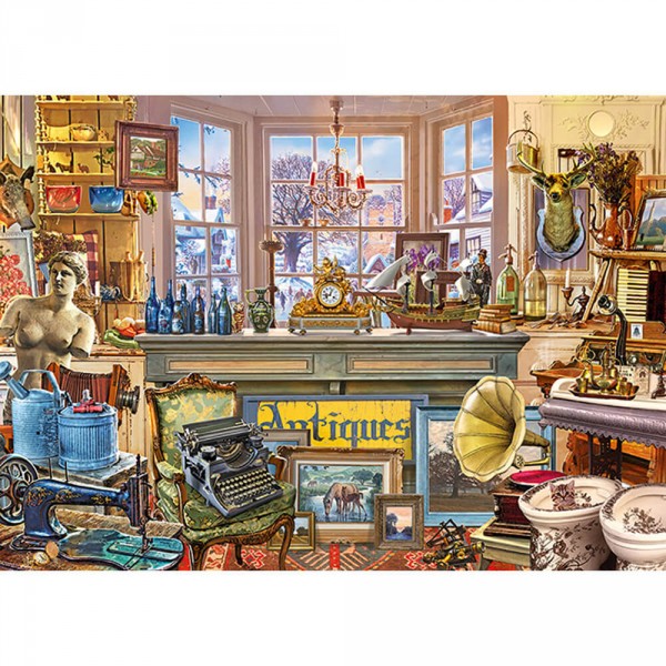 Puzzle de 1000 piezas: la tienda de antigüedades de Albert - Diset-11188