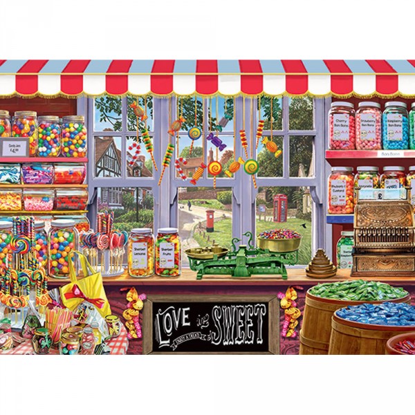 1000 pieces puzzle: the candy store - Diset-11180