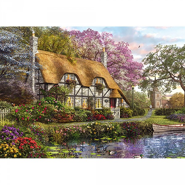 1000 pieces puzzle: The gardener's house - Diset-11205