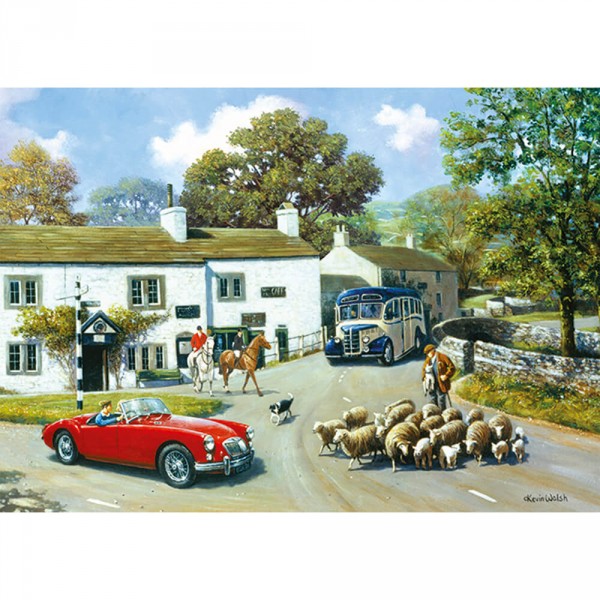 2 x 500 pieces puzzles: Driving in the Dales - Diset-11215