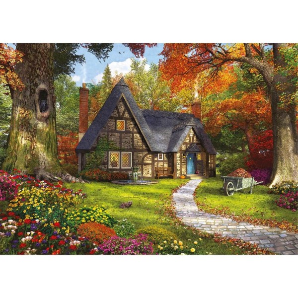 Puzzles 2 x 500 pièces : Falcon - Woodland Cottages - Diset-11167