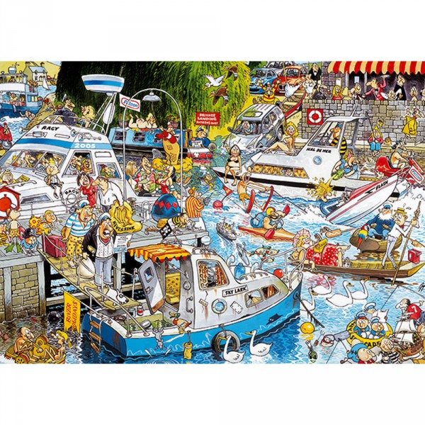 1000 pieces puzzle: Chaos on a cruise - Diset-11198