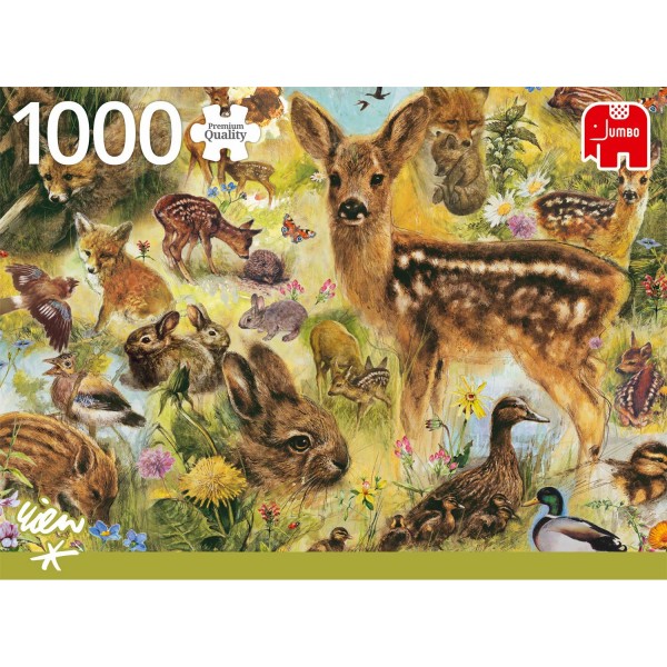 Puzzle 1000 pièces : Young Wildlife - Diset-18819