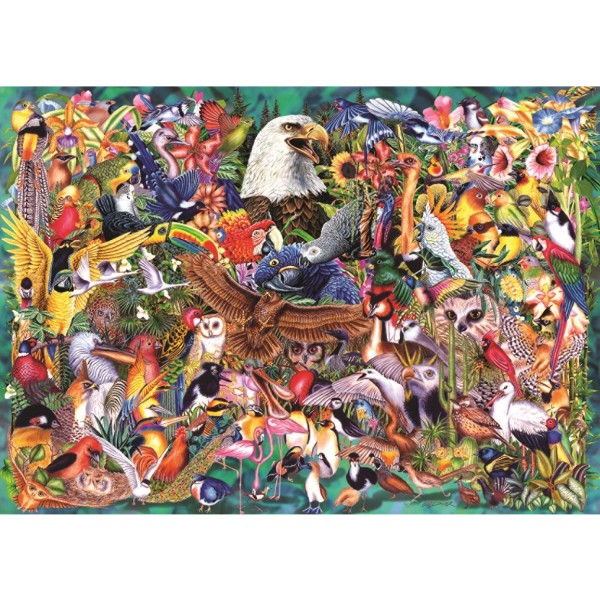 Puzzle de 1000 piezas - reino animal - Diset-18568