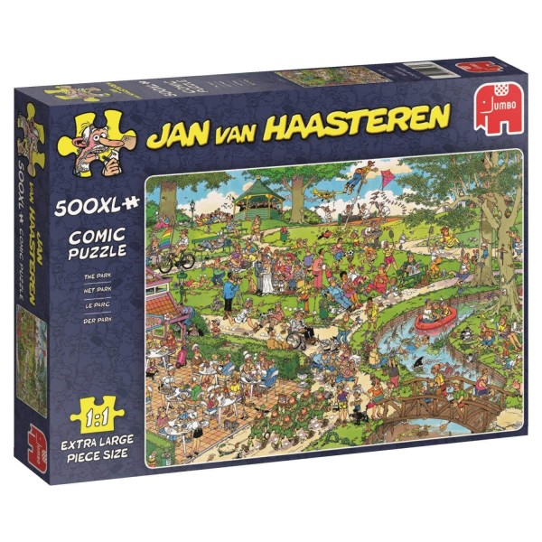 500 pieces Jigsaw Puzzle XL: Jan Van Haasteren: The Park - Diset-19070