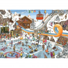 Puzzle 1000 pièces : Jan Van Haasteren : Jeux d'hiver