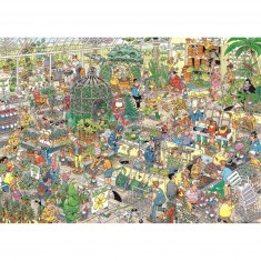 1000 pieces puzzle: Garden center, Jan Van Haarsteren