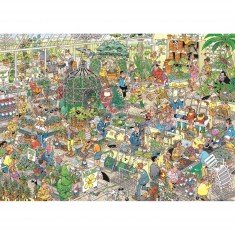 1000 pieces puzzle: Garden center, Jan Van Haarsteren