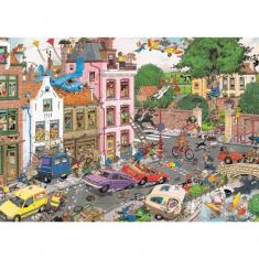 Puzzle 1000 pièces : Jan Van Haasteren : Vendredi 13