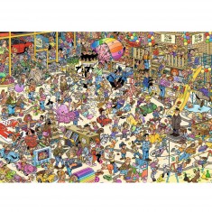 Puzzle 1000 pièces : Jan Van Haasteren : Le magasin de jouets