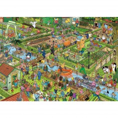 Puzzle de 1000 piezas: Jan Van Haasteren: El huerto
