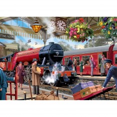 1000 pieces Jigsaw Puzzle - Waiting on the platform