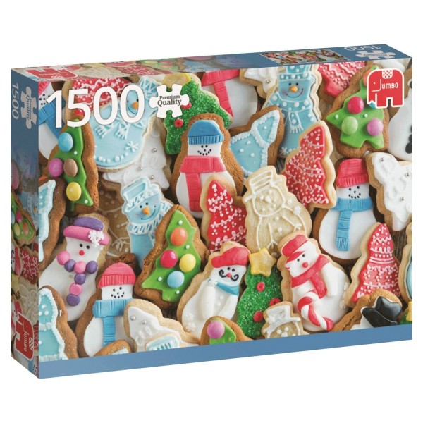 Puzzle 1500 pièces - Biscuits de Noël - Diset-618581