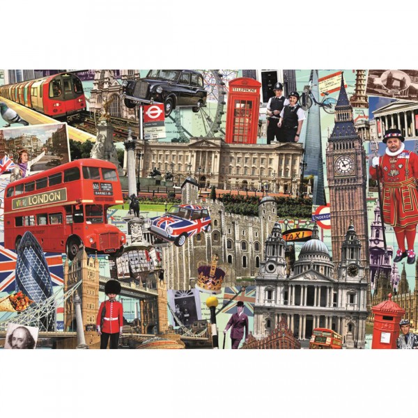 Puzzle 1500 pièces : Best of ... London - Diset-18366