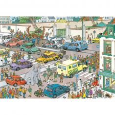 1000 piece puzzle: Jan Van Haasteren - Jumbo goes shopping