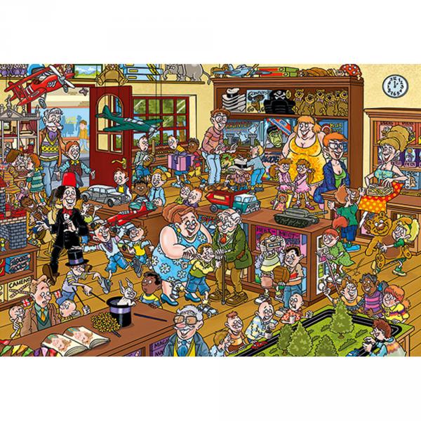 1000 piece puzzle: Wasgij Destiny Number 20: The toy store - Diset-19171