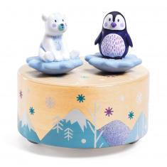 Magnetic music box: Ice park melody