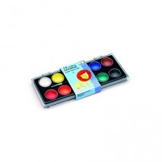 Peinture 12 pastilles gouache classique