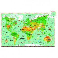 200-teiliges Puzzle - Beobachtungspuzzle: Die Denkmäler der Welt