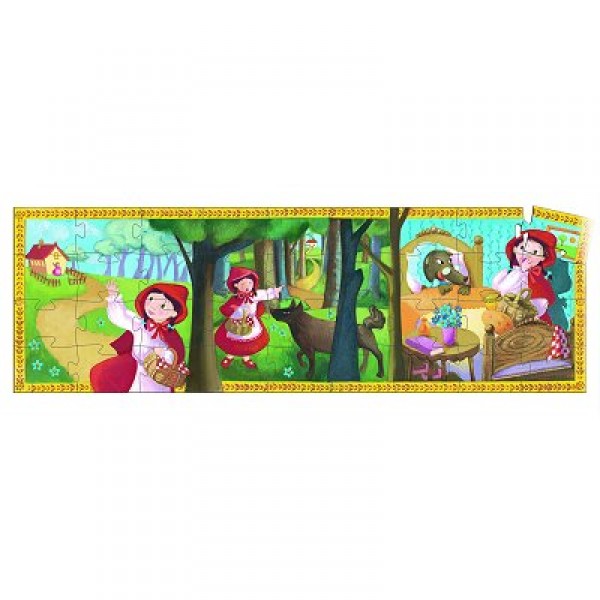 Little Red Riding Hood Silhouettes Puzzle Djeco  - Djeco-DJ07230