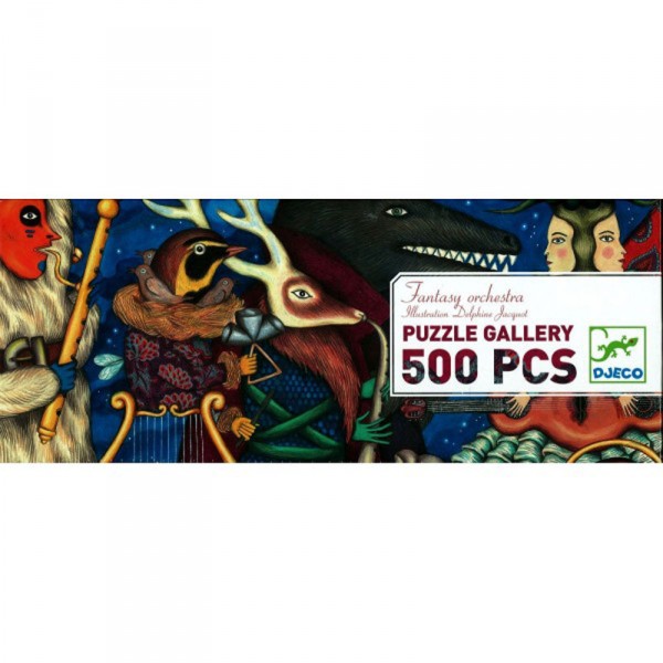 500 piece puzzle - Gallery: Lyrical flight  - Djeco-DJ07626