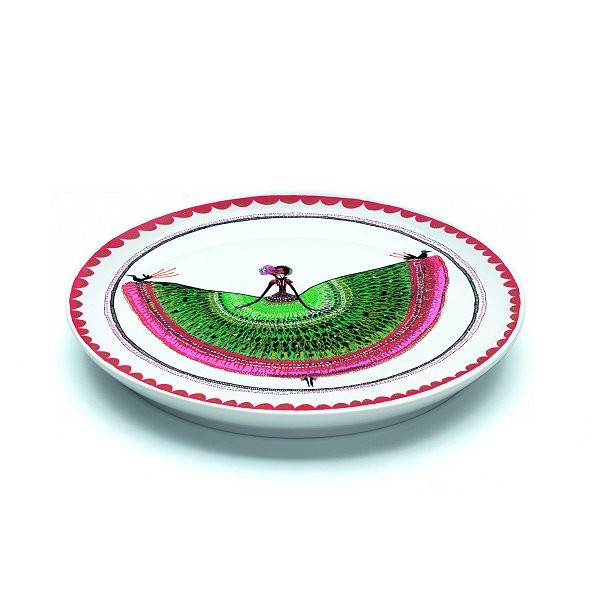 Assiette plate en porcelaine Margarita : 20.5 cm - Djeco-DD02407