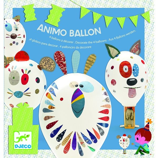 Ballons à décorer Animo ballon - Djeco-DJ02068
