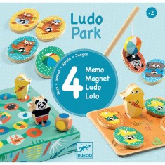 Box of 4 games: LudoPark