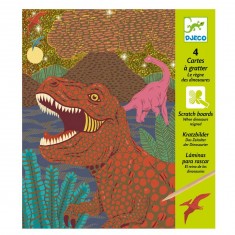 Cartes à gratter : Le règne des dinosaures