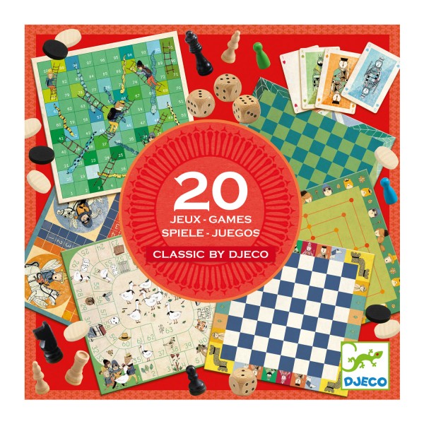 Classic box 20 jeux - Djeco-DJ05219