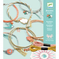 Coffret créatif bracelets Kumihimo : Céleste