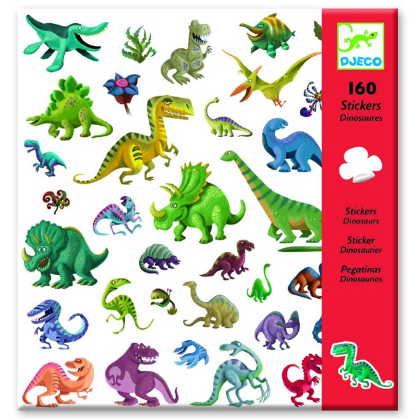 Dinosaur stickers - Djeco-DJ08843