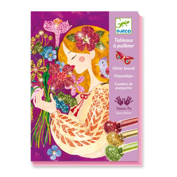 Glitter paintings: The scent of flowers - Djeco-DJ09508